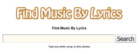 how to search for song lyrics|song identifier by lyrics.